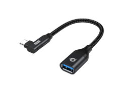 Conceptronic ABBY19B tussenstuk voor kabels USB-C USB-A Zwart