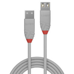 Lindy 36715 USB-kabel USB 2.0 5 m USB A 0,48 Gbit/s Grijs - Afbeelding 3