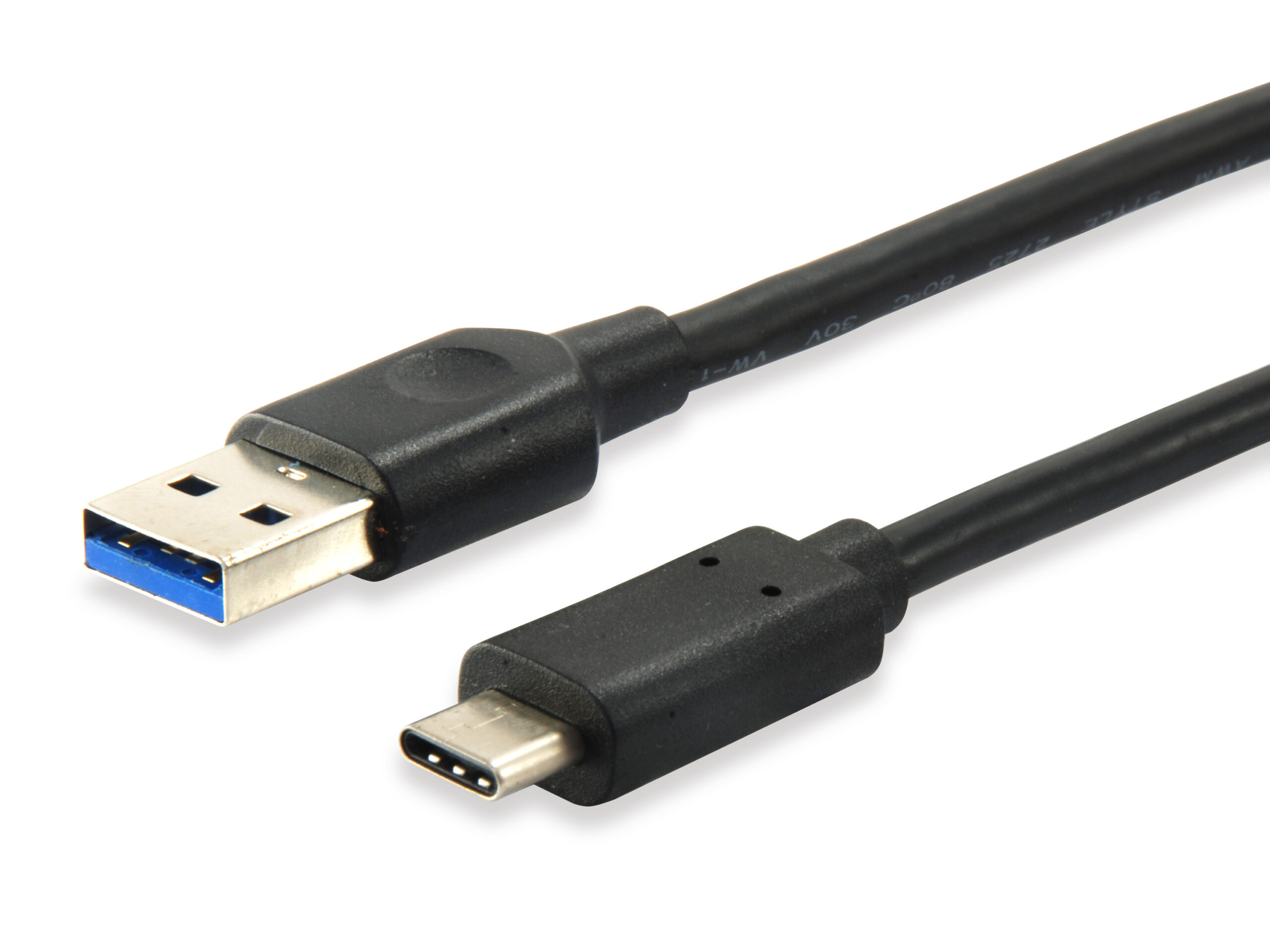 Equip 12834107 USB 3.2 Gen1 C naar A kabel, M/M, 1,0 m, 5Gbps, zwart