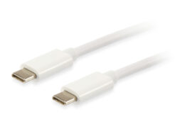 Equip 128352 USB 3.2 Gen 2 C naar C-kabel, 2,0 m, PD 60W, 4K/60Hz, 5Gbps, Wit