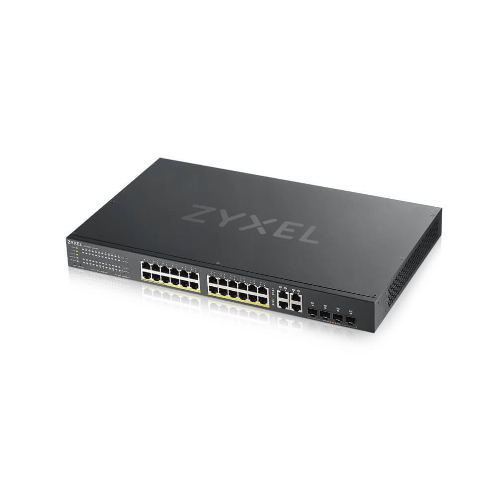 Zyxel GS1920-24HPV2 Managed Gigabit Ethernet (10/100/1000) Power over Ethernet (PoE) Zwart - Afbeelding 5