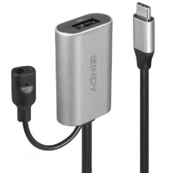 Lindy 43270 USB-kabel USB 3.2 Gen 1 (3.1 Gen 1) 5 m USB C USB A Zilver