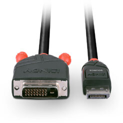 Lindy 41491 video kabel adapter 2 m DisplayPort DVI-D Zwart - Afbeelding 5