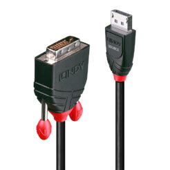 Lindy 41491 video kabel adapter 2 m DisplayPort DVI-D Zwart - Afbeelding 2