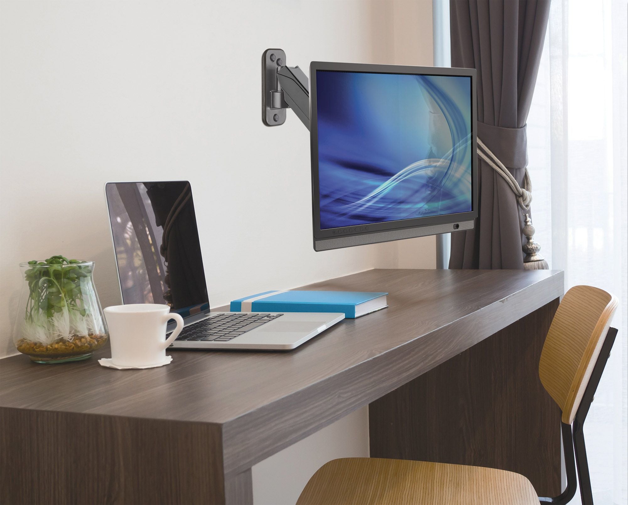 Manhattan 461603 flat panel bureau steun 81,3 cm (32") Muur Grijs - Afbeelding 8