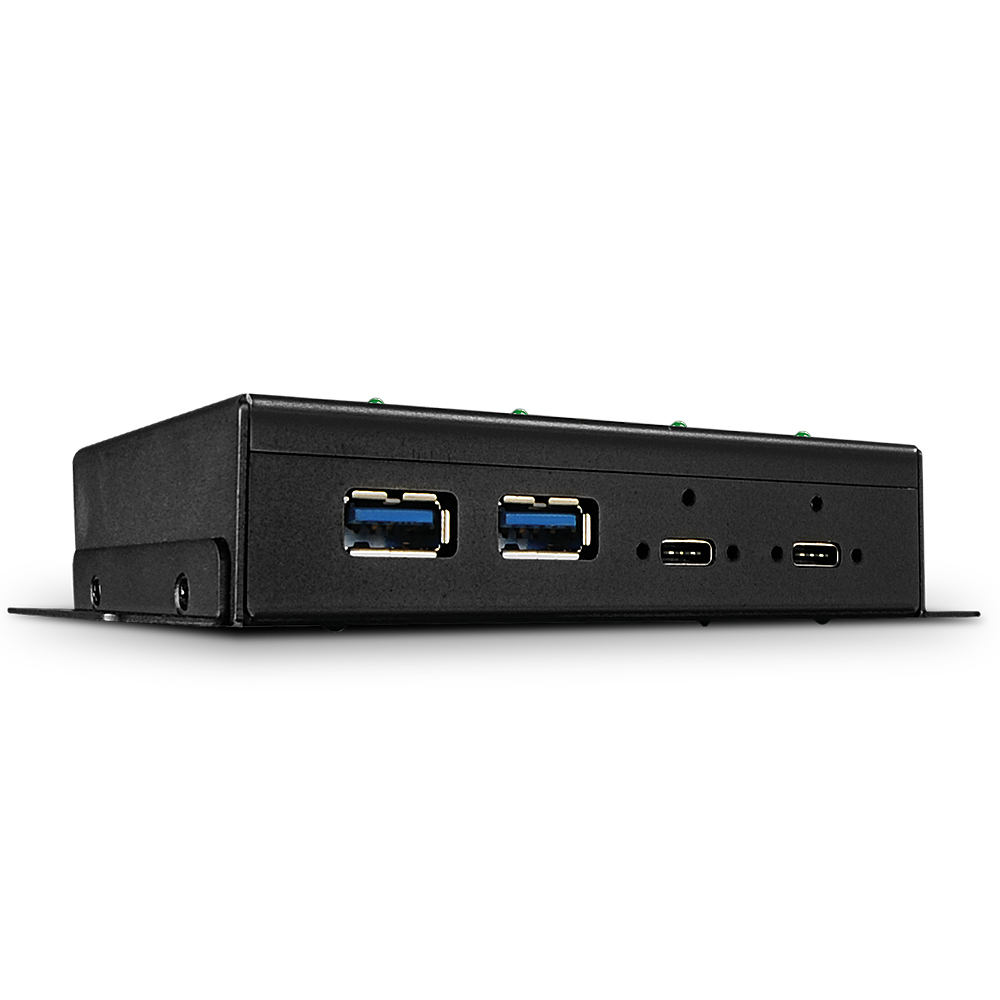 Lindy 43094 interface hub USB 3.2 Gen 2 (3.1 Gen 2) Type-C 10000 Mbit/s Zwart - Afbeelding 2
