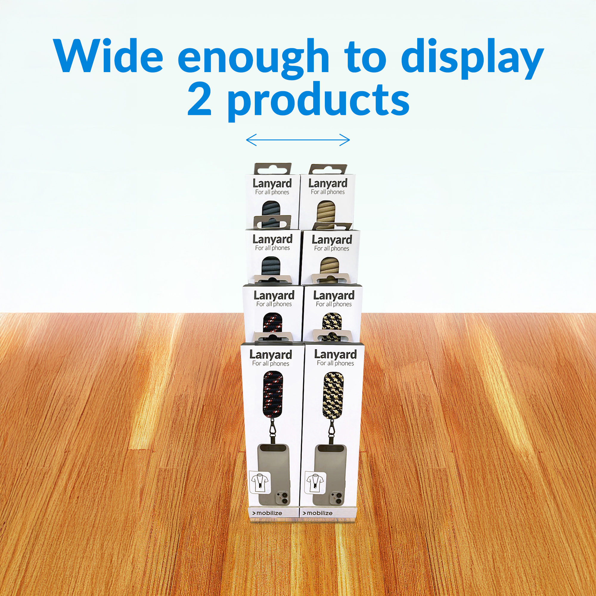 POS Acrylic Phonecase Display Clear - Afbeelding 2