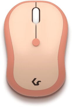 KeySonic KSKM-5200M-RF (DE) toetsenbord Inclusief muis Kantoor RF Draadloos QWERTZ Duits Beige, Bruin, Roze - Afbeelding 4