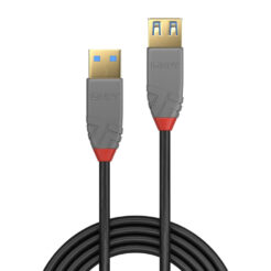 Lindy 36761 USB-kabel USB 3.2 Gen 1 (3.1 Gen 1) 1 m USB A 5 Gbit/s Zwart - Afbeelding 3