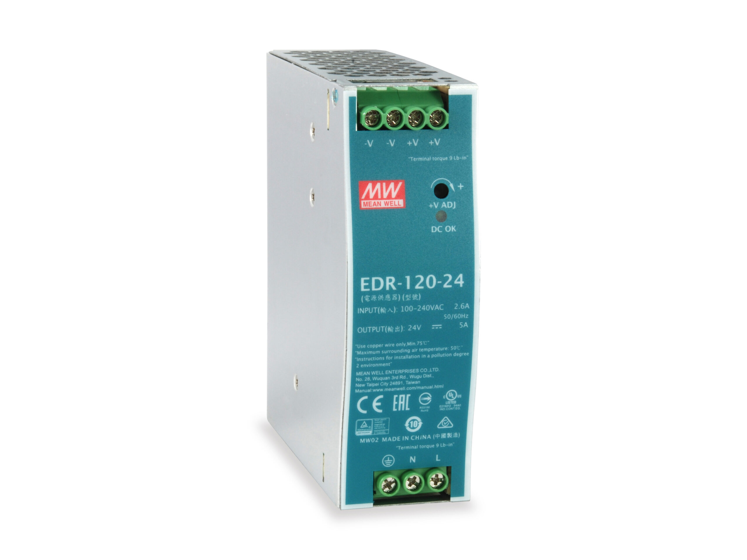 LevelOne POW-2441 power supply unit 120 W Muntkleur, Zilver - Afbeelding 7