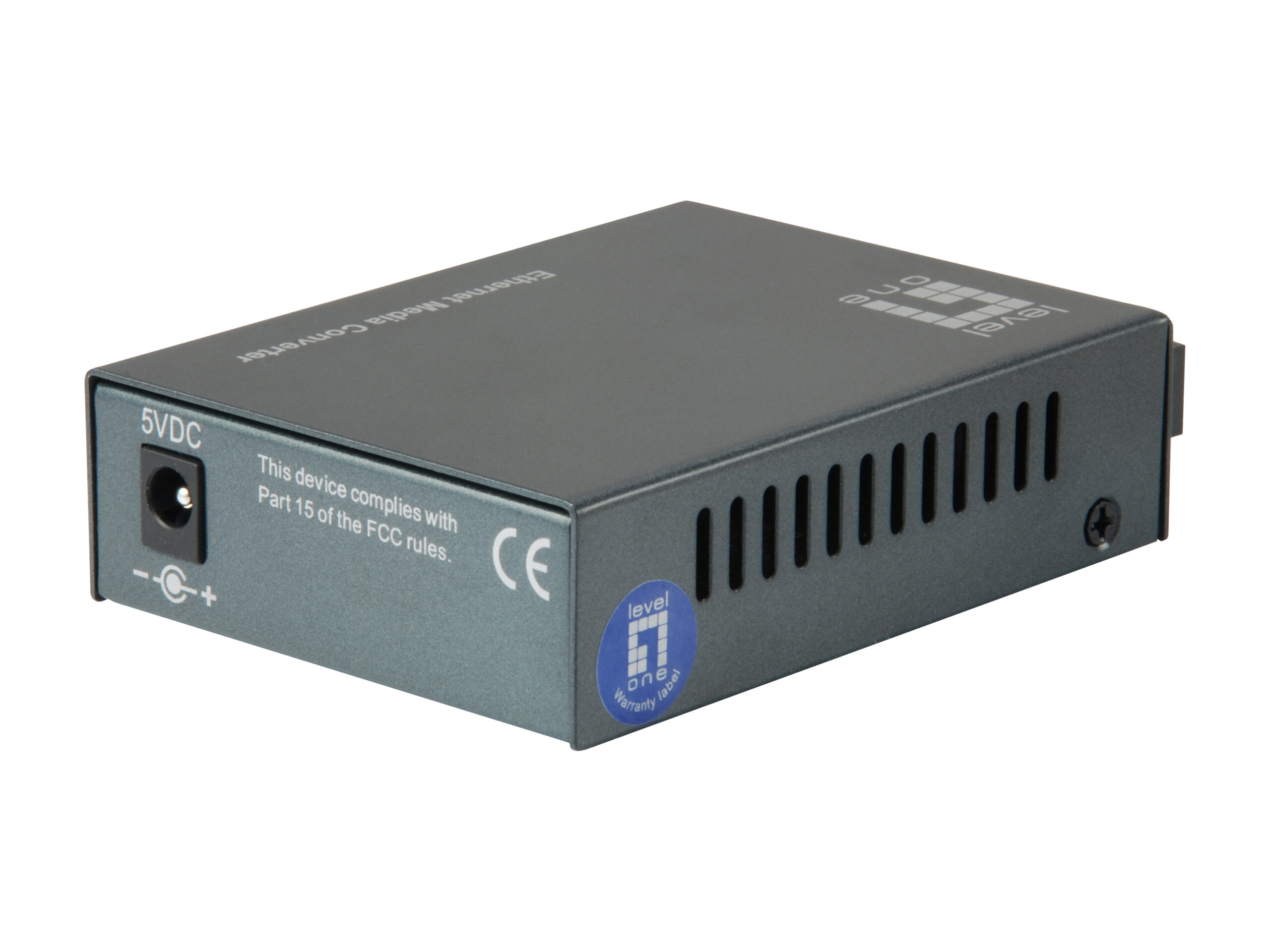 LevelOne FVT-1102 netwerk media converter 100 Mbit/s 1310 nm Single-mode Zwart - Afbeelding 3