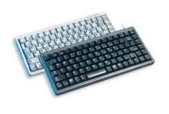 CHERRY Compact keyboard G84-4100, light grey, CH toetsenbord USB + PS/2 Grijs