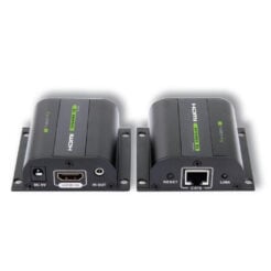 Techly IDATA EXT-E70I audio/video extender AV-zender & ontvanger Zwart