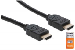 Manhattan 355346 HDMI kabel 1,8 m HDMI Type A (Standaard) Zwart