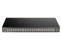 D-Link DGS-1250-52X Managed L3 Gigabit Ethernet (10/100/1000) Zwart