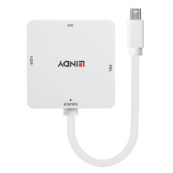 Lindy 41035 video kabel adapter 0,2 m Wit - Afbeelding 3