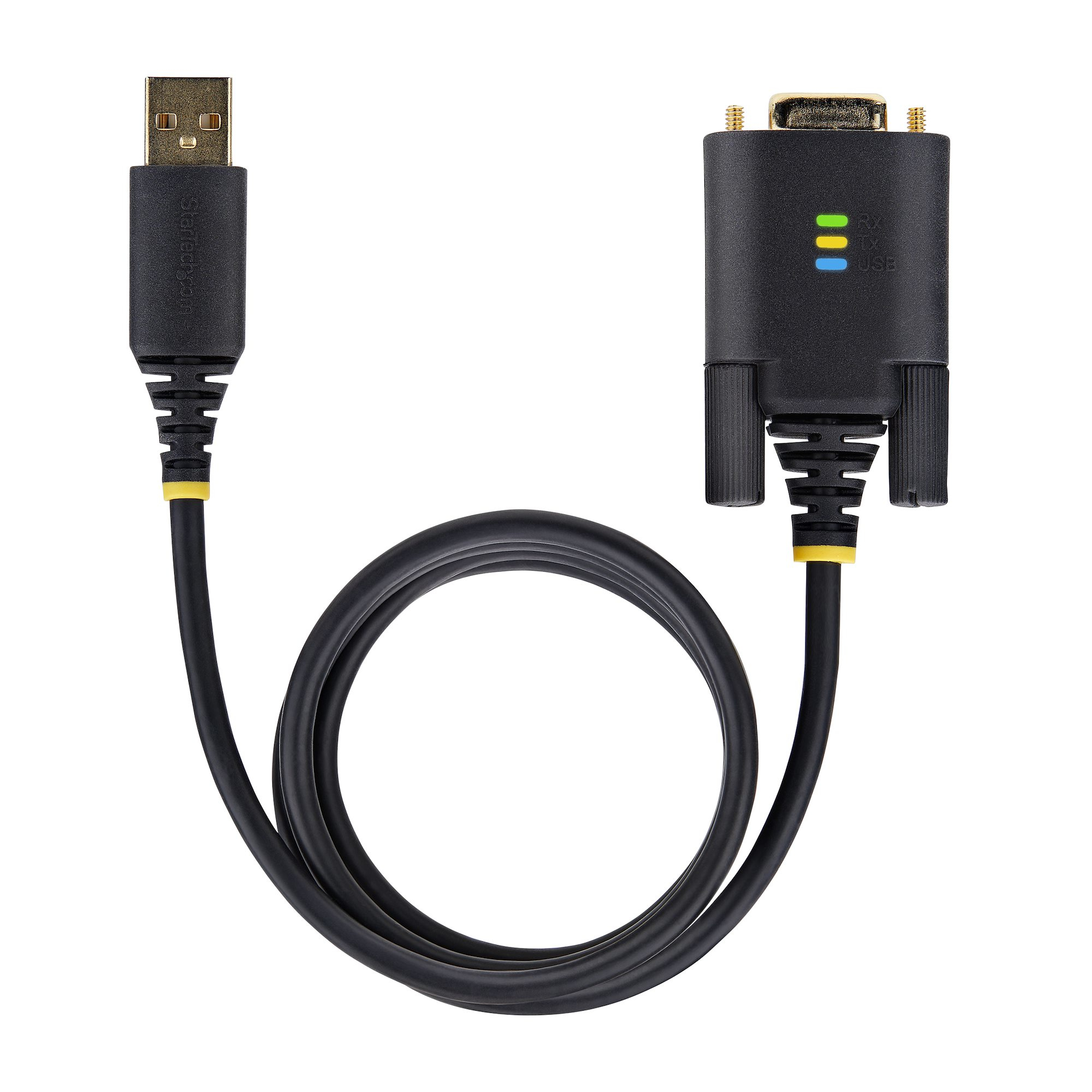 StarTech.com 3m USB naar Seriëel Adapter Kabel, COM Retention, Verwisselbare DB9 Schroeven/Moeren, USB-A naar RS232 DB9 Converter, FTDI IC, ESD Bescherming, Windows/macOS/Linux - Afbeelding 7
