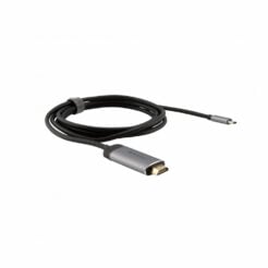 Verbatim 49144 video kabel adapter 1,5 m USB Type-C HDMI Zwart, Zilver