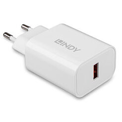 Lindy 73412 oplader voor mobiele apparatuur Smartphone, Tablet Wit AC Snel opladen Binnen, Buiten