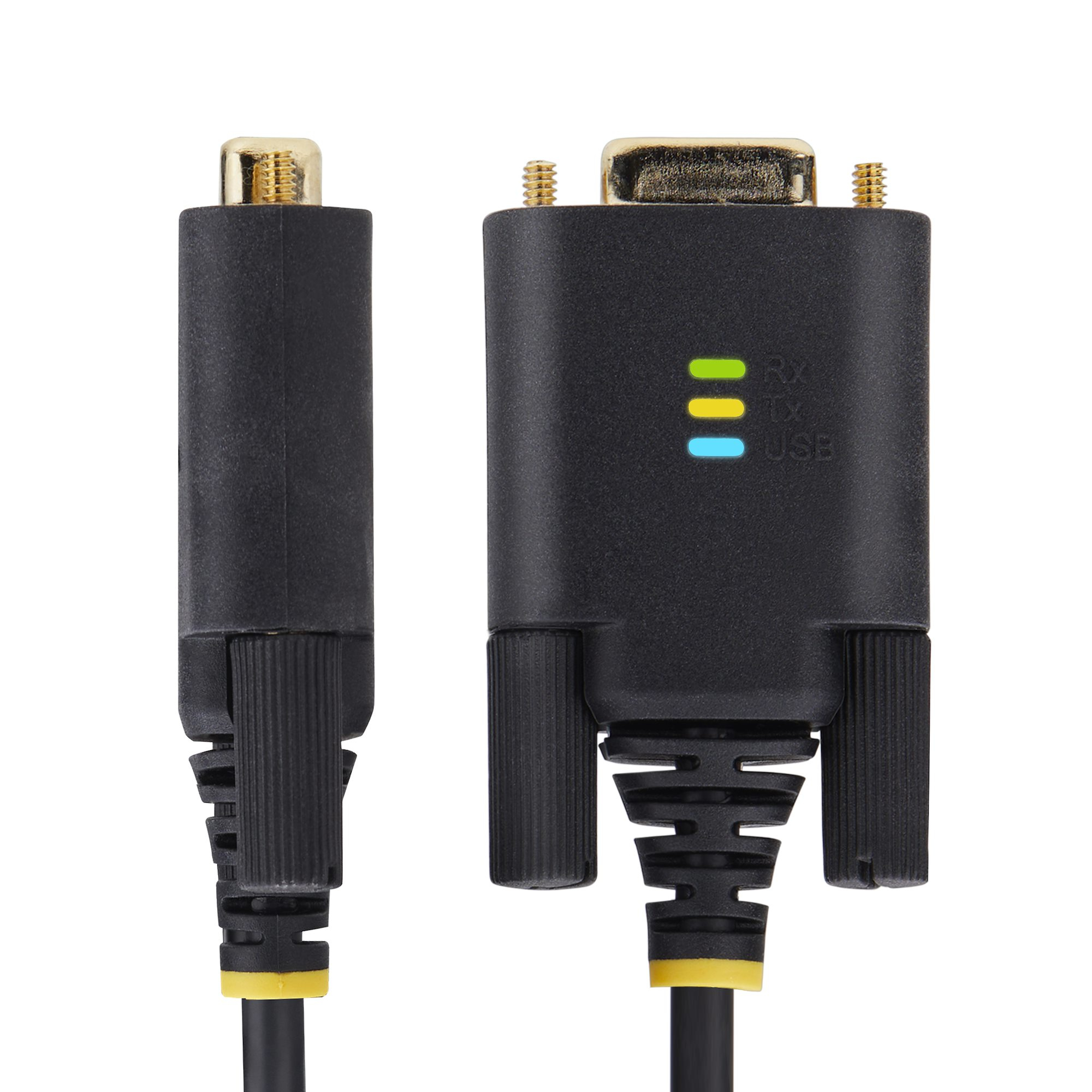 StarTech.com 3m USB naar Seriëel Adapter Kabel, COM Retention, Verwisselbare DB9 Schroeven/Moeren, USB-A naar RS232 DB9 Converter, FTDI IC, ESD Bescherming, Windows/macOS/Linux - Afbeelding 3
