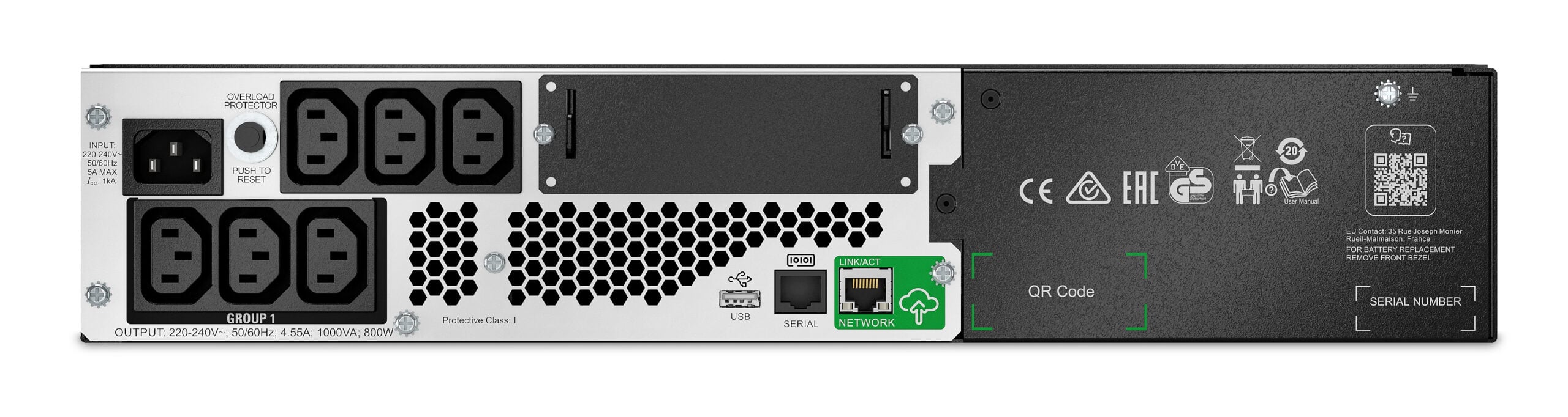 APC Smart-UPS Li-ion SMTL1000RMI2UC - 6x C13, Short Depth, Rackmount 2U, SmartConnect, 1000VA - Afbeelding 3