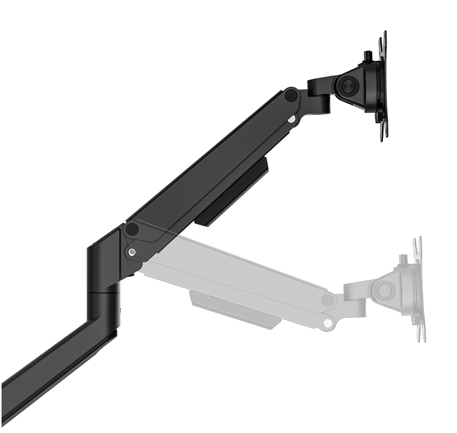 Neomounts DS70-250BL2 Monitorarm 17-32" - gasveer - Topfix - 180°-stop - Afbeelding 8