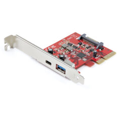 StarTech.com 2-Port 10Gbps USB-A & USB-C PCIe Adapter Kaart - USB 3.1 (10Gbps) PCI Express Type C/A Host Controller Kaart - USB 3.2 Gen 2 PCIe Add-On Uitbreidingskaart - Windows, macOS, Linux