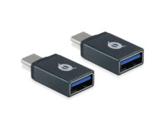Conceptronic DONN03G tussenstuk voor kabels USB 3.1 Gen 1 Type-C USB 3.1 Gen 1 Type-A Zwart