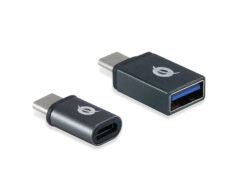 Conceptronic DONN04G tussenstuk voor kabels USB 3.1 Gen 1 Type-C, USB 2.0 Type-C USB 3.1 Gen 1 Type-A, USB 2.0 Micro Zwart