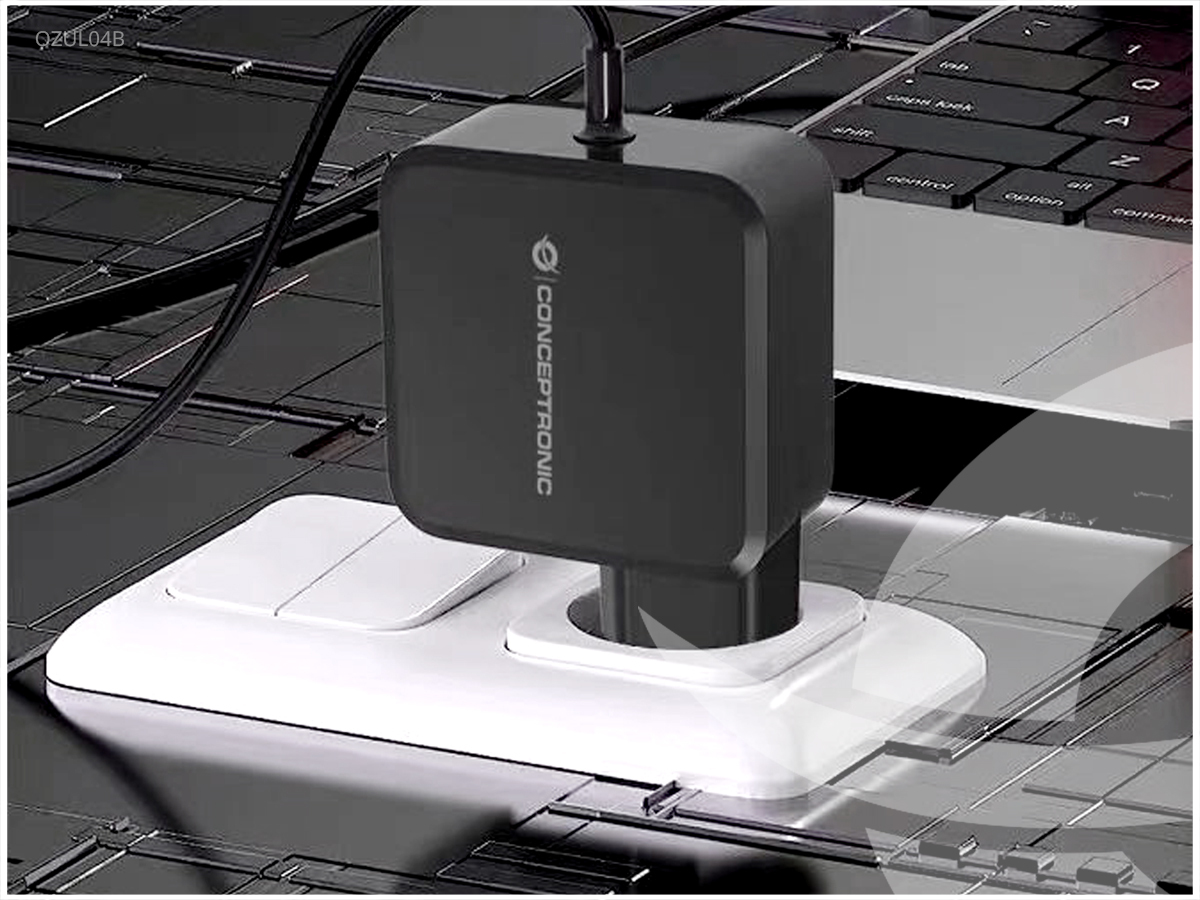 Conceptronic OZUL04BE oplader voor mobiele apparatuur Universeel Zwart AC Binnen - Afbeelding 7