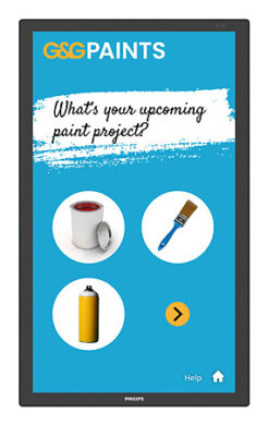 Philips 3000 series 24BDL3751T/00 beeldkrant Interactief flatscreen 60,5 cm (23.8") LCD Wifi 250 cd/m² Full HD Zwart Touchscreen Type processor Android