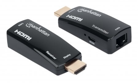 Manhattan 207539 audio/video extender AV-zender & ontvanger Zwart - Afbeelding 2