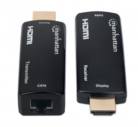 Manhattan 207539 audio/video extender AV-zender & ontvanger Zwart - Afbeelding 4