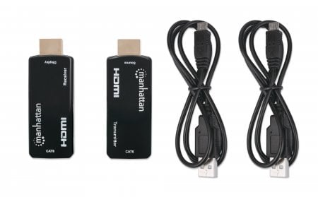 Manhattan 207539 audio/video extender AV-zender & ontvanger Zwart - Afbeelding 6