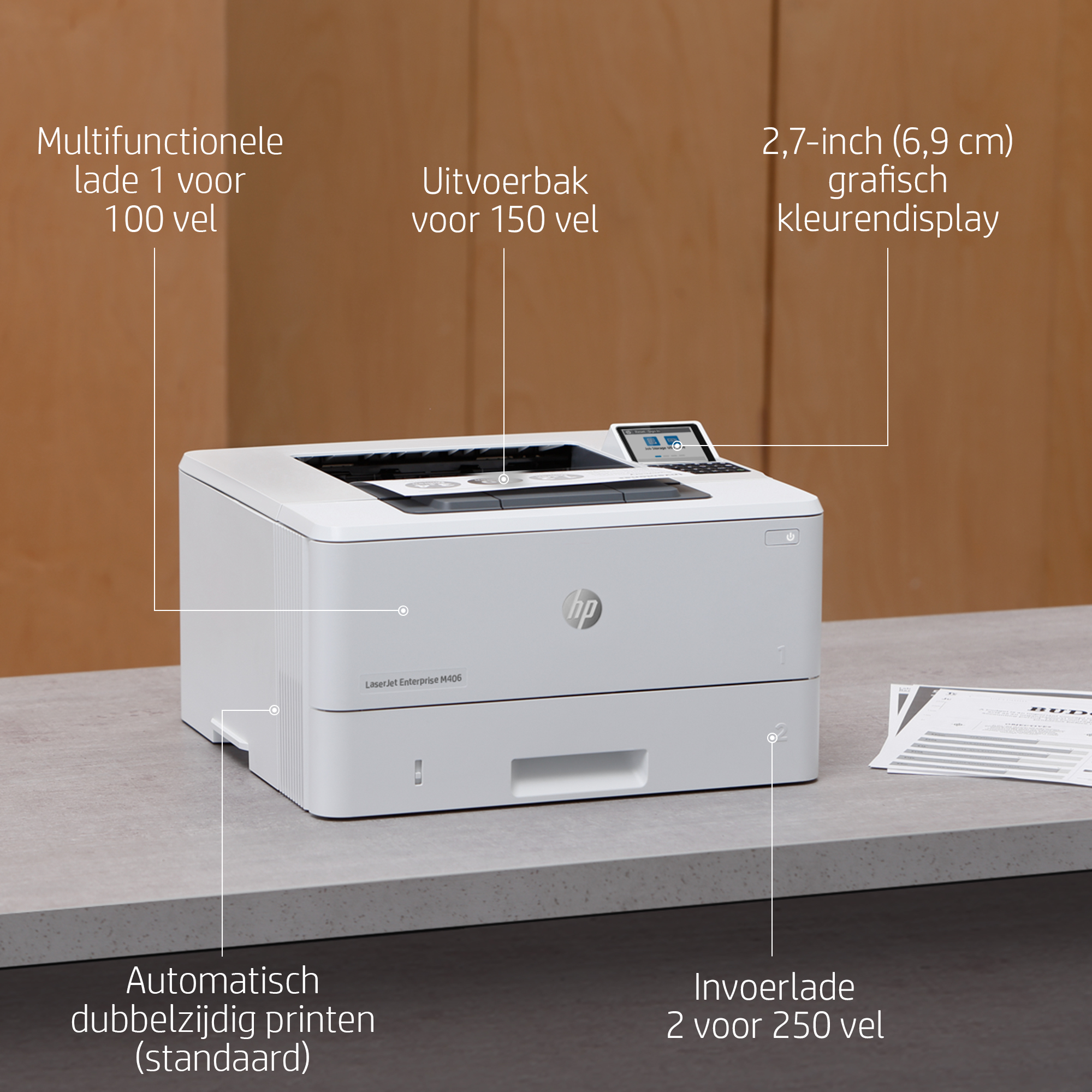 HP LaserJet Enterprise M406dn - Afbeelding 21