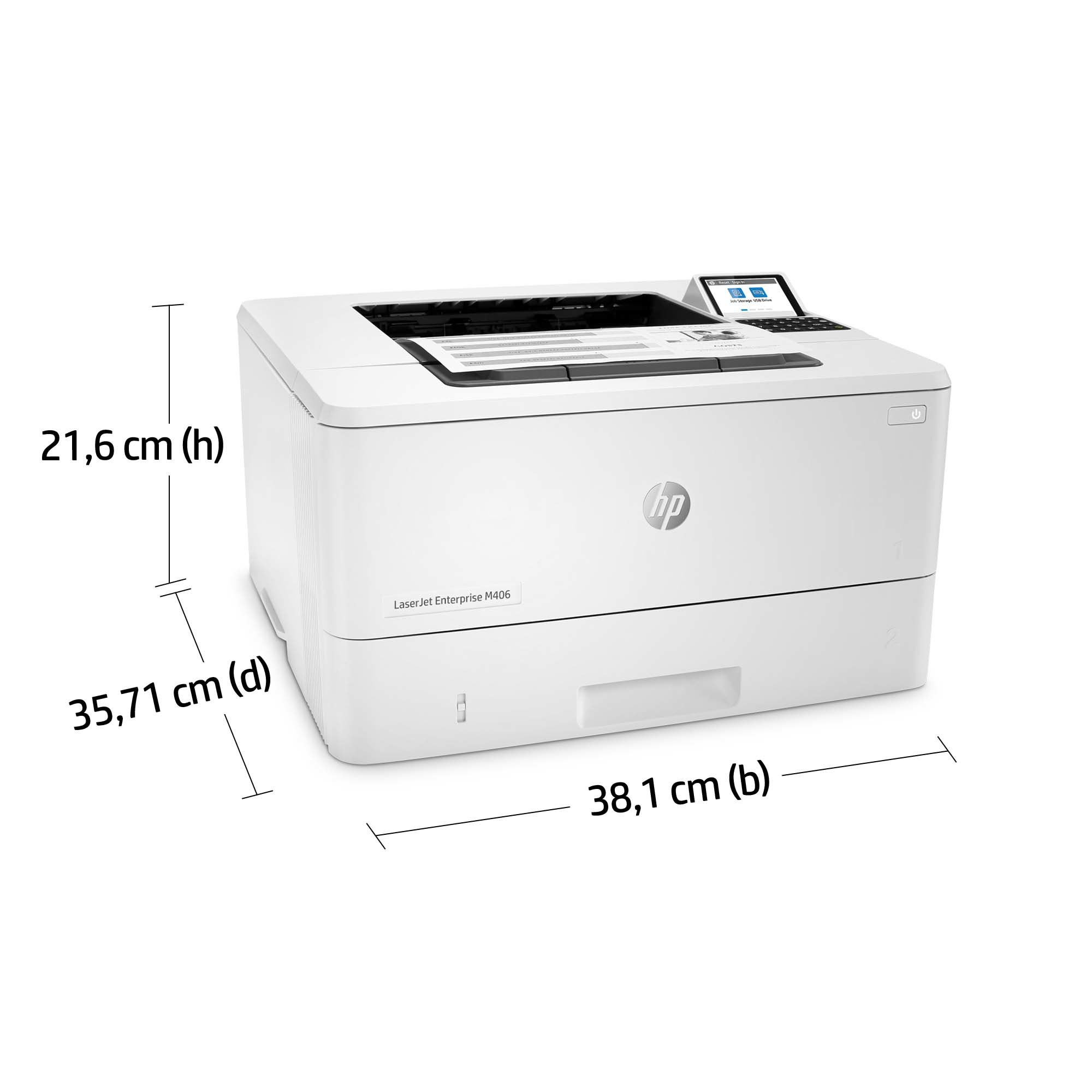 HP LaserJet Enterprise M406dn - Afbeelding 10
