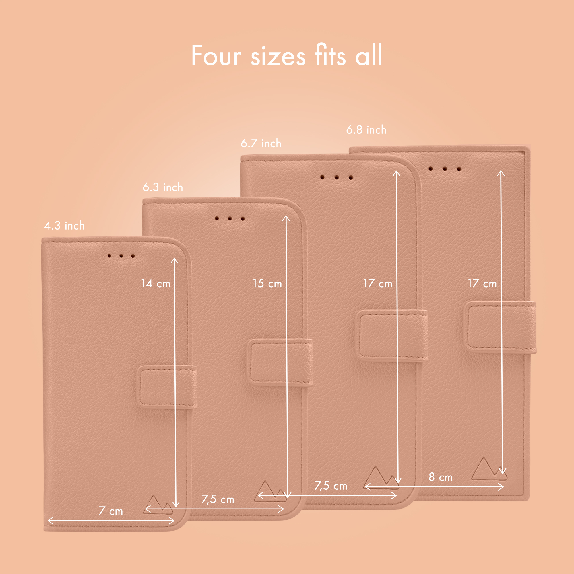 My Style Universal MagSafe Compatible Wallet - Soft Pink 6.3" (Without Case) - Afbeelding 6