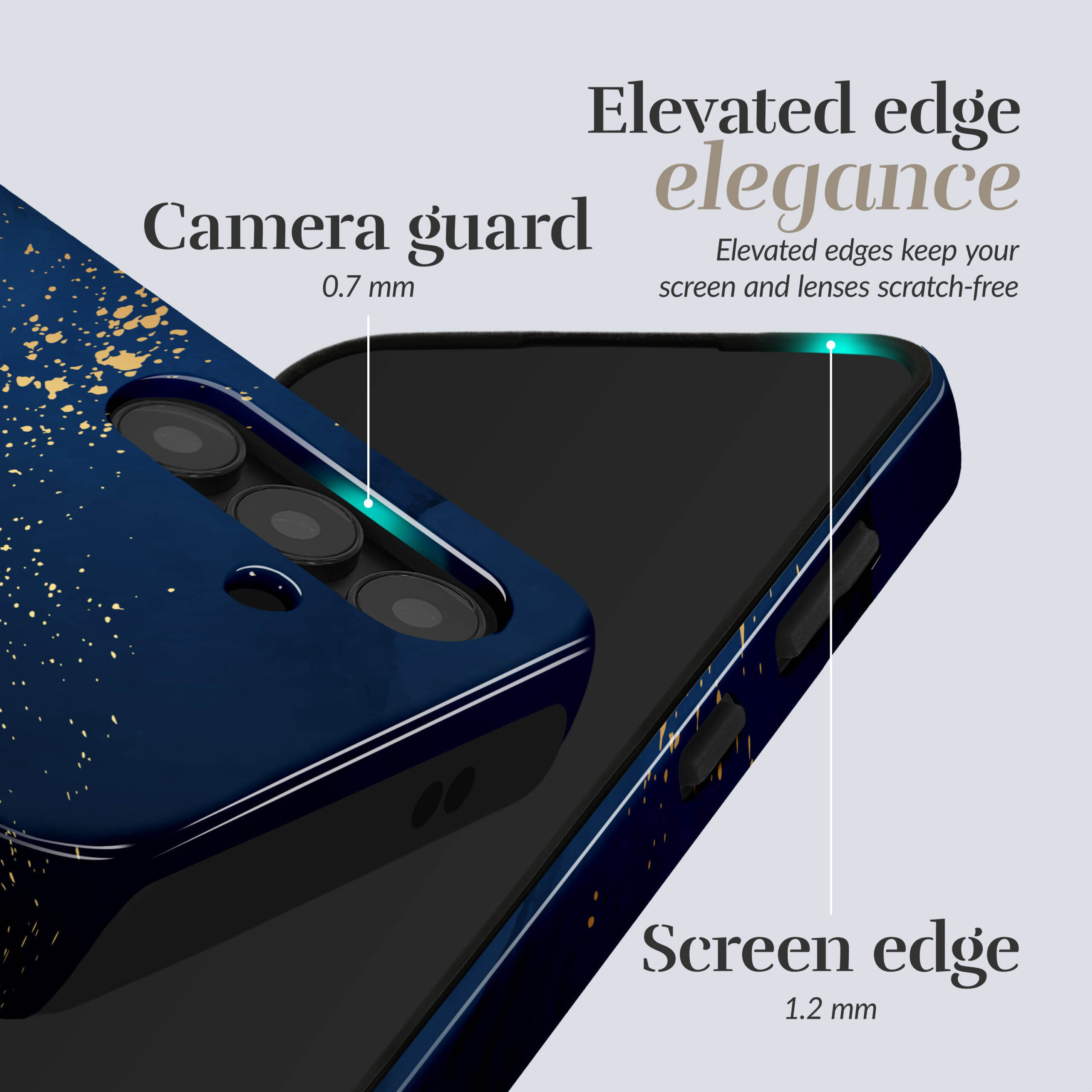 MIO Midnight Sparkle Magsafe Compatible for Samsung S25 Edge 5G - Afbeelding 4