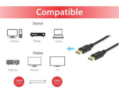 Equip 119255 DisplayPort 1.4 Kabel, 5,0 m, 8K/60Hz - Afbeelding 5