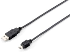 Equip 128521 USB 2.0 A naar Mini-B kabel, M/M, 1,8 m