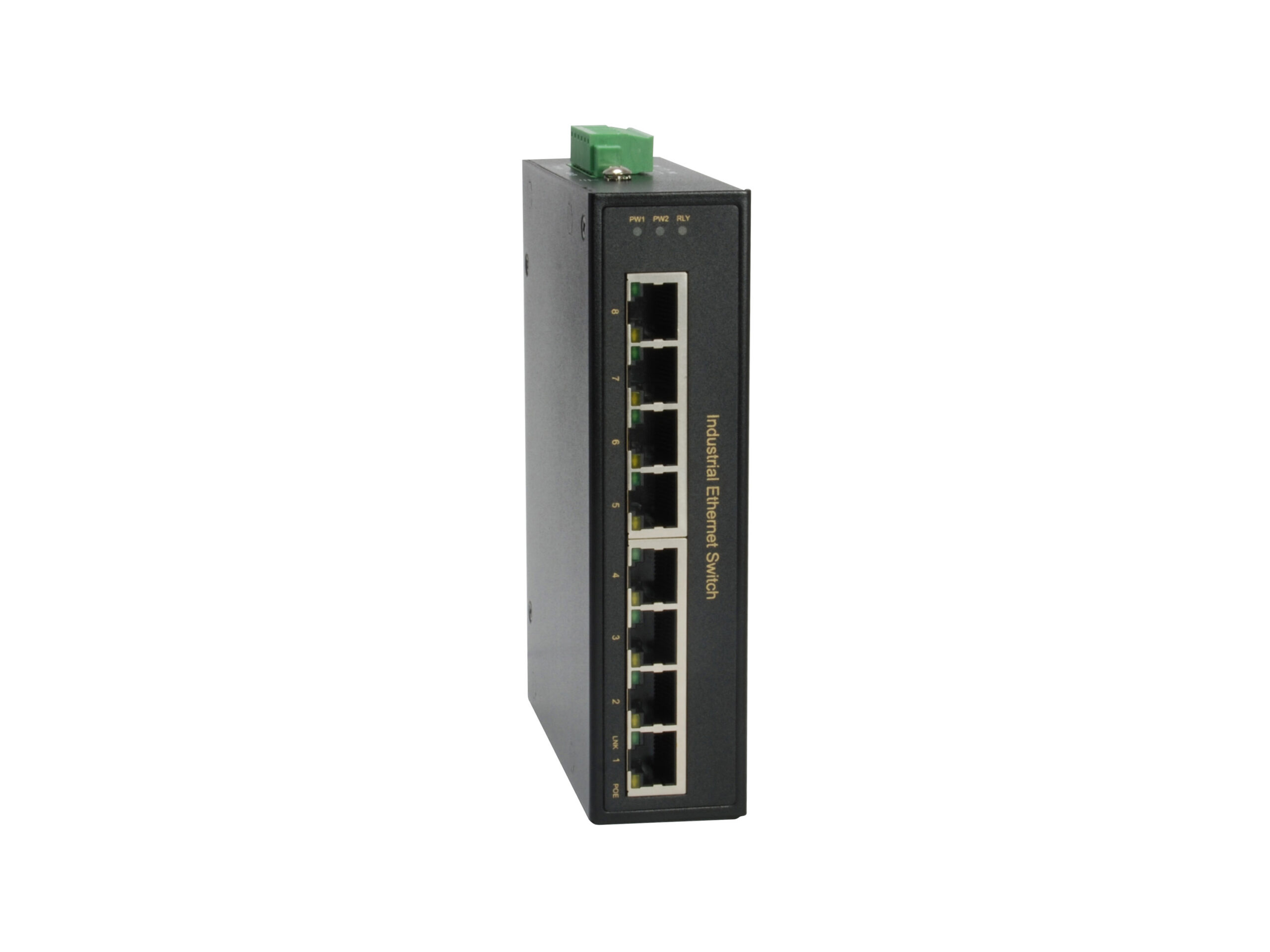 LevelOne IFP-0801 netwerk-switch Fast Ethernet (10/100) Power over Ethernet (PoE) Zwart - Afbeelding 2