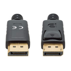 Manhattan DisplayPort 1.4 kabel, 8K@60Hz, 2 m, mannelijk naar mannelijk, geschikt voor 8K/4K/1080p toepassingen, met vergrendeling, volledig afgeschermd, zwart, levenslange garantie, equivalent aan DP14MM2M - Afbeelding 4