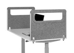 BakkerElkhuizen BE Safety Screen side Acrylic Licht Grijs