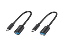 Conceptronic ABBY11B USB-kabel USB 3.2 Gen 1 (3.1 Gen 1) 0,2 m USB C USB A Zwart