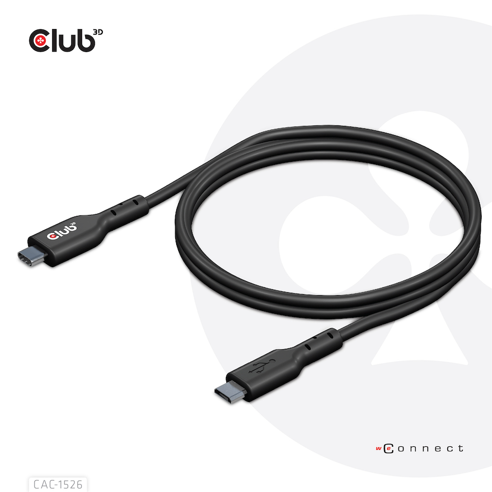 CLUB3D USB 3.2 Gen1 Type-C to Micro USB Cable M/M 1m /3.28ft - Afbeelding 6