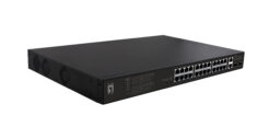 LevelOne FGP-2831 netwerk-switch Unmanaged Fast Ethernet (10/100) Power over Ethernet (PoE) 1U Zwart