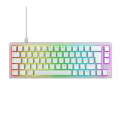 CHERRY K5V2 Compact toetsenbord Gamen USB QWERTZ Duits Wit