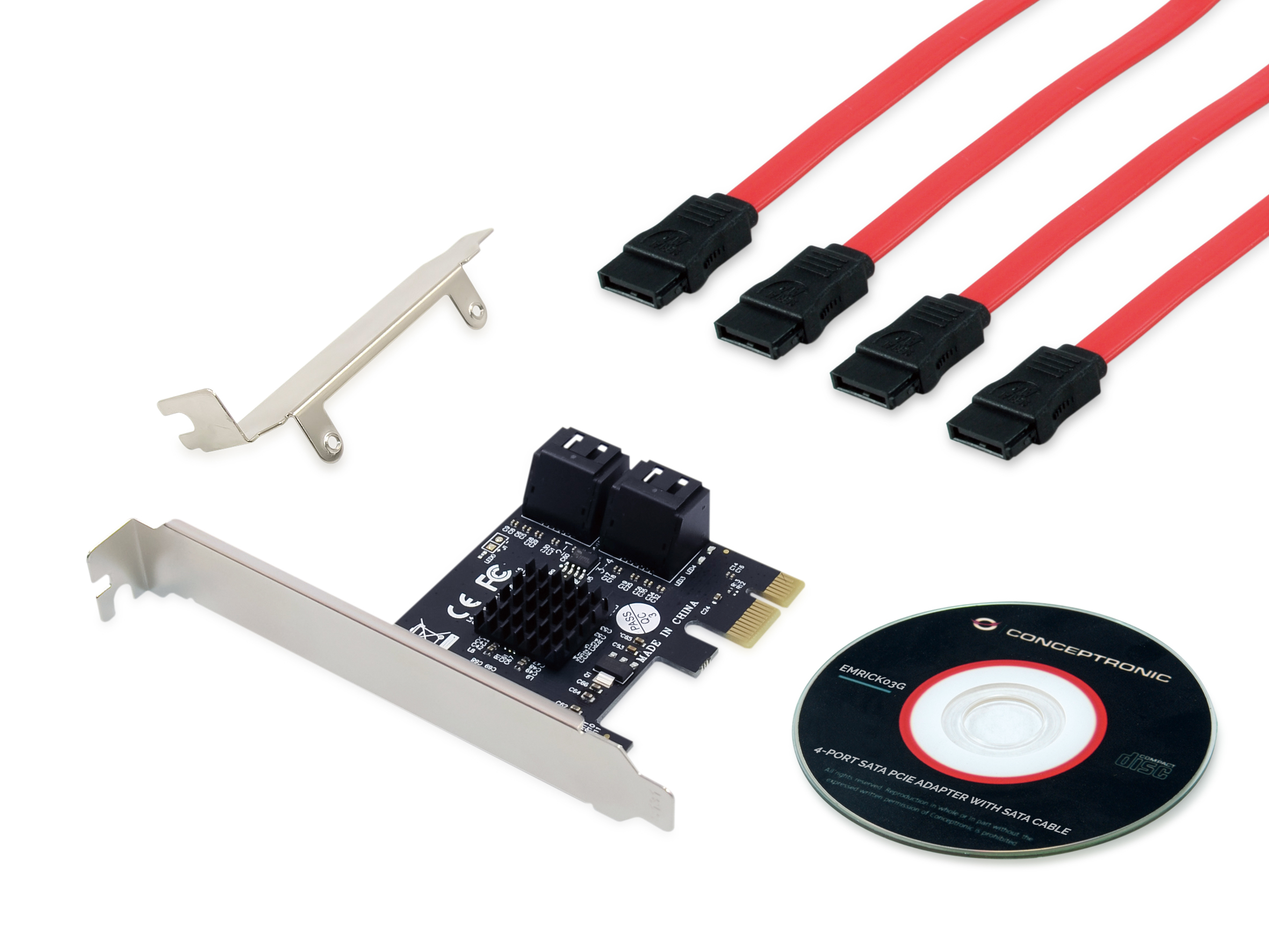 Conceptronic EMRICK03G interfacekaart/-adapter Intern SATA - Afbeelding 3