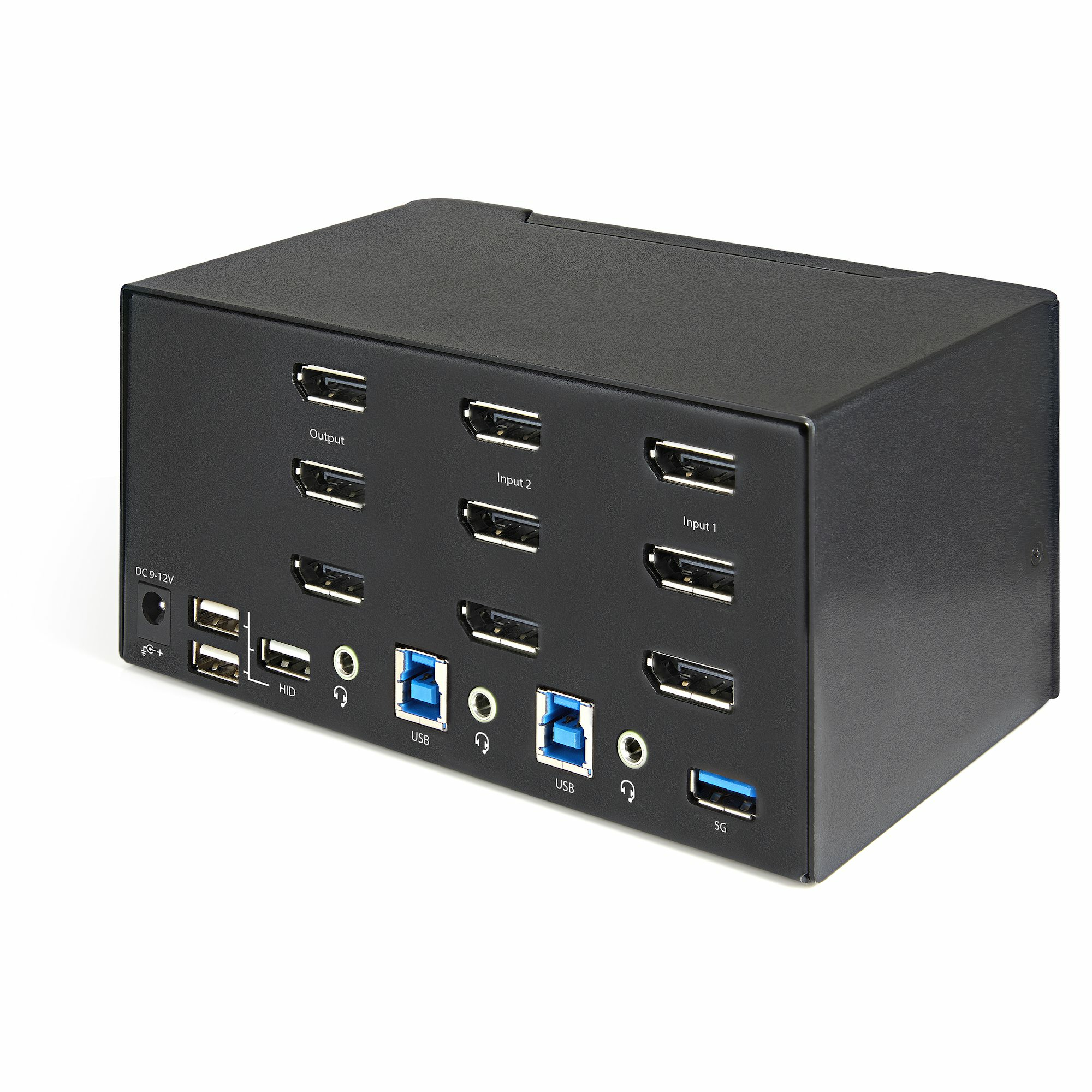 StarTech.com 2 Port Triple Monitor KVM HDMI Switch, 4K 60Hz Ultra HD HDR, Desktop Hub 4K HDMI 2.0 KVM Schakelaar met 2x USB 3.0 (5Gbps) & 4x USB 2.0 HID, Audio, Hotkey Switching, TAA - Afbeelding 4