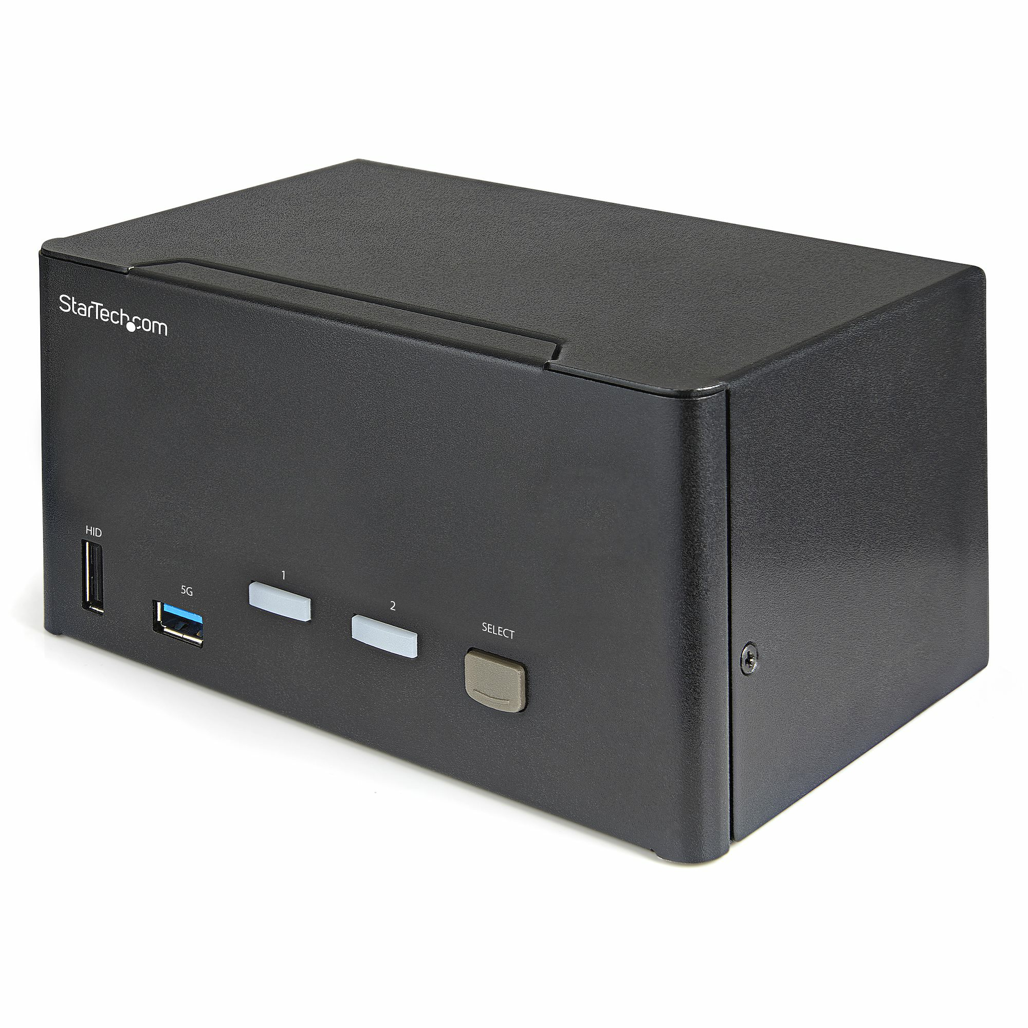 StarTech.com 2 Port Triple Monitor KVM HDMI Switch, 4K 60Hz Ultra HD HDR, Desktop Hub 4K HDMI 2.0 KVM Schakelaar met 2x USB 3.0 (5Gbps) & 4x USB 2.0 HID, Audio, Hotkey Switching, TAA - Afbeelding 2